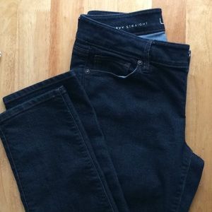 LOFT Petite Curvy Straight Jeans